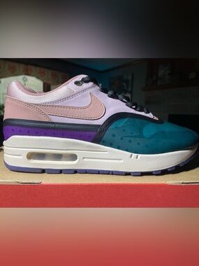 Nike Air Max 1 Premium Plum Fog Fossil Rose 8W
